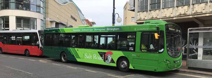 First Midland Red Volvo B7RLE Wright Salt Road 69453